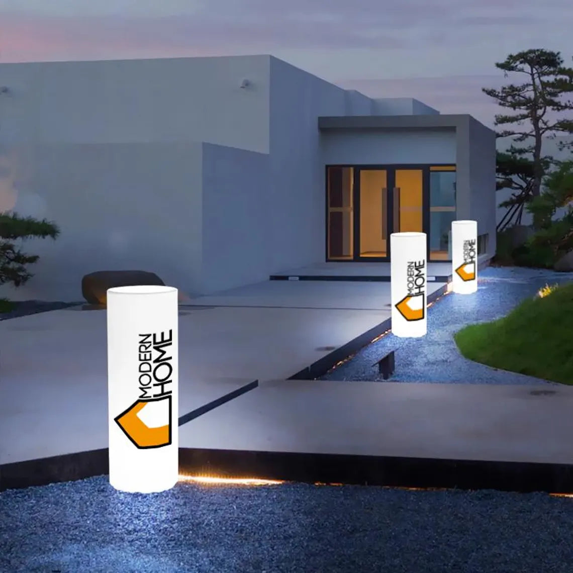 Custom LED Logo Pillar | Wireless Brilliance for Your Brand