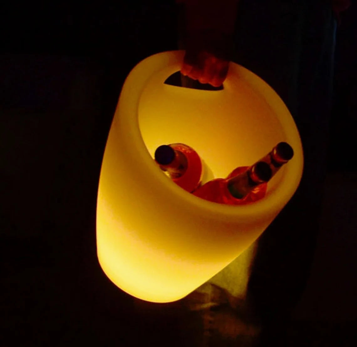 Custom LED Logo Tip Jar | 12hr Battery | Remote Control