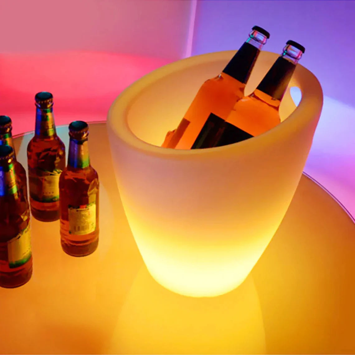 Custom LED Logo Tip Jar | 12hr Battery | Remote Control
