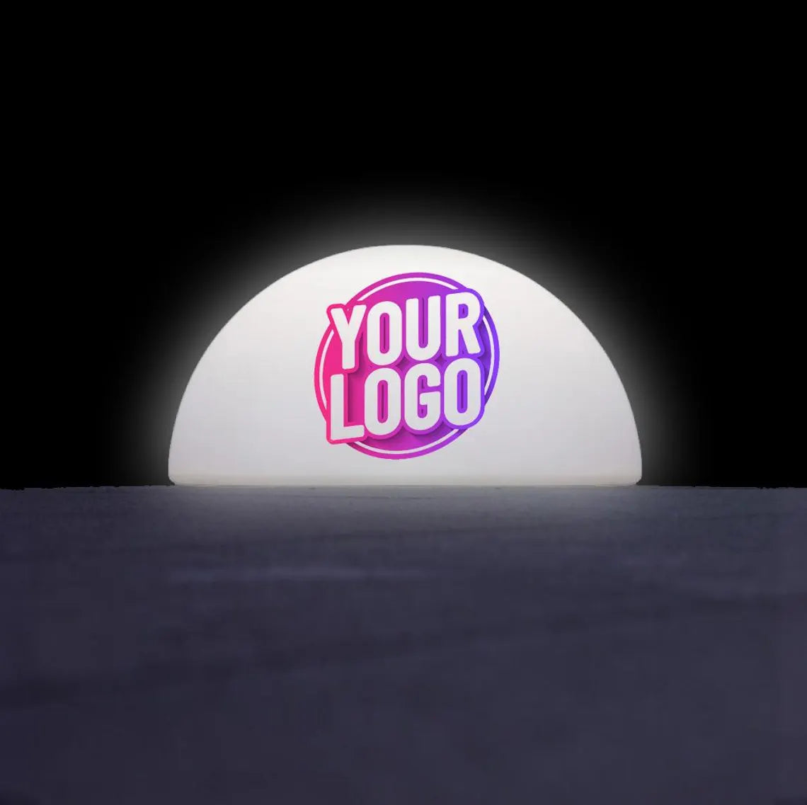 Custom LED Semi-Orb | Half the Shape, Twice the Impact