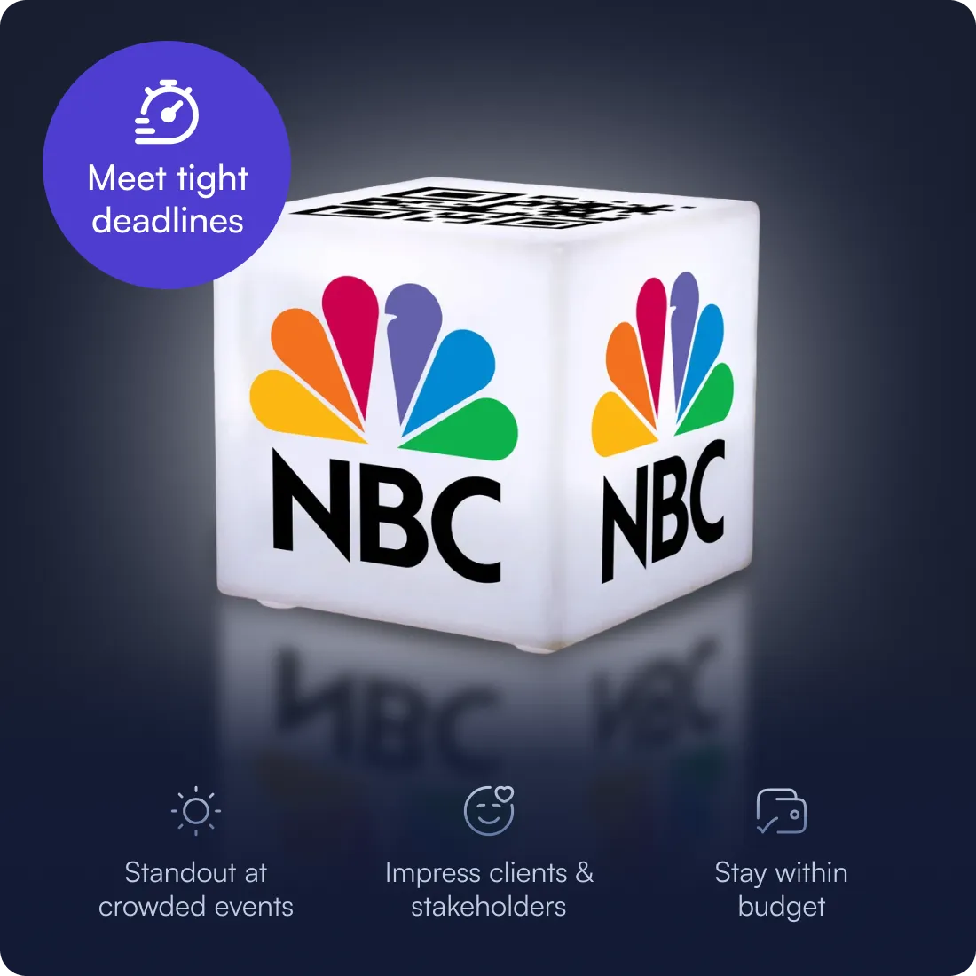 Custom LED Light Cube | Your Brand, Brilliantly Lit