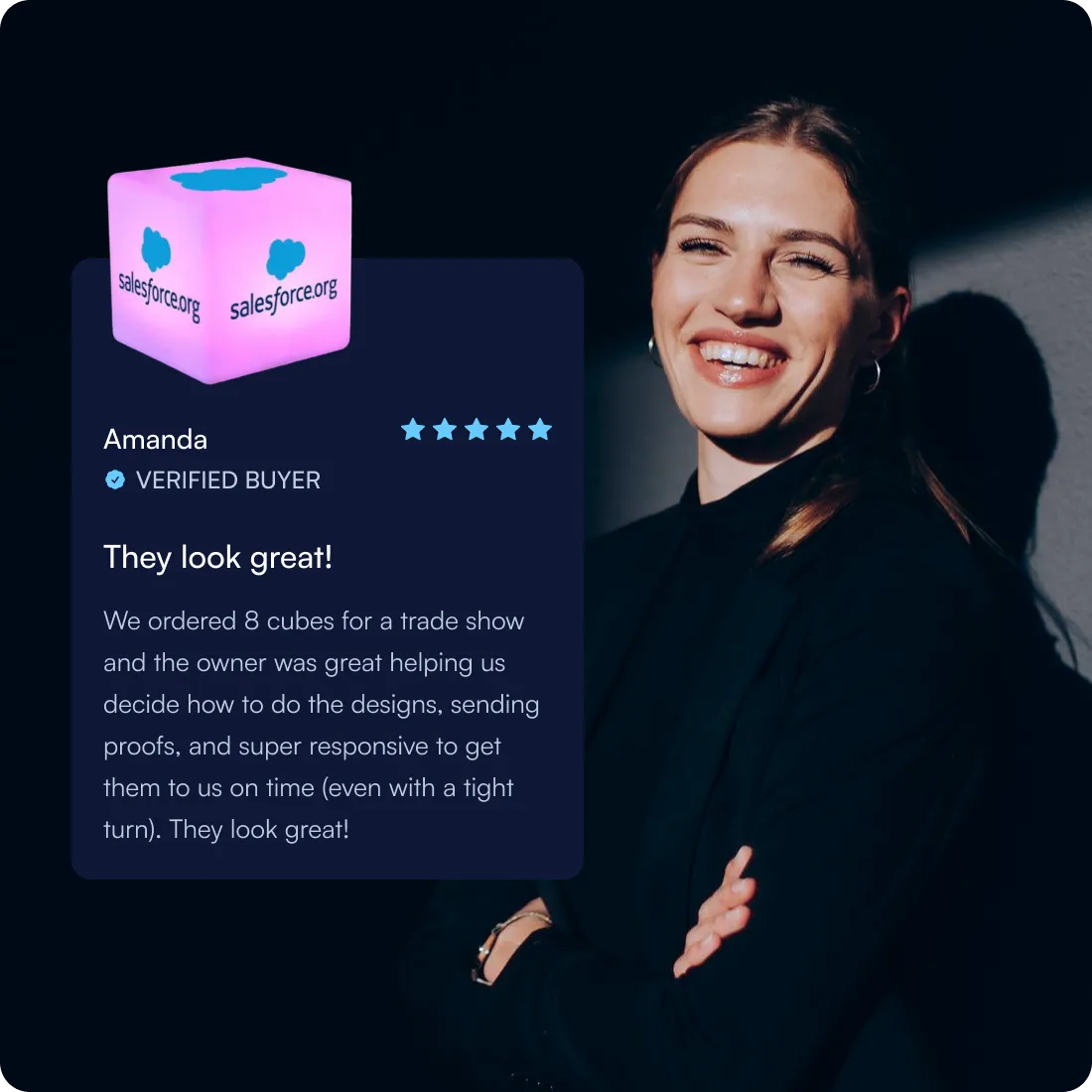 Custom LED Light Cube | Your Brand, Brilliantly Lit