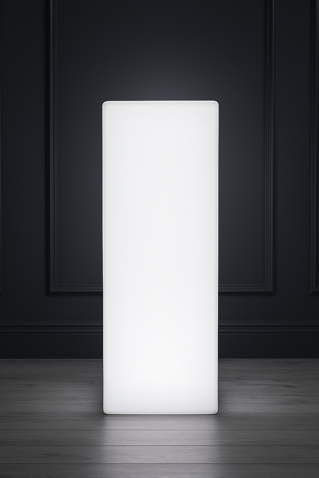 Custom LED Logo Pillar | 32" Wireless Brilliance for Any Event