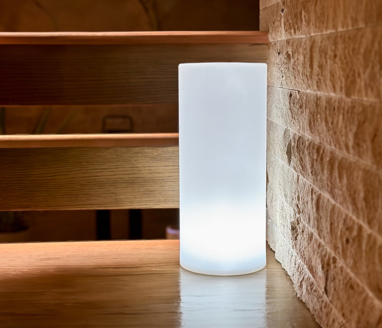 Custom LED Logo Pillar | Wireless Brilliance for Your Brand