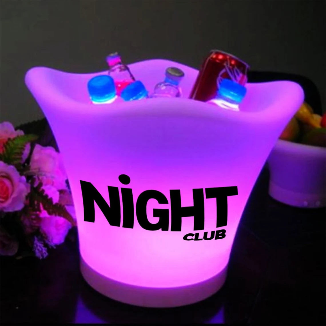 Custom LED Logo Ice Bucket | Illuminate and Impress