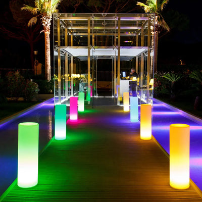Custom LED Logo Pillar | Wireless Brilliance for Your Brand